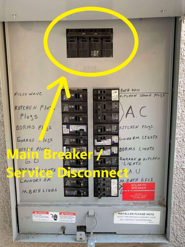 Panel Images For EV Charger Installations