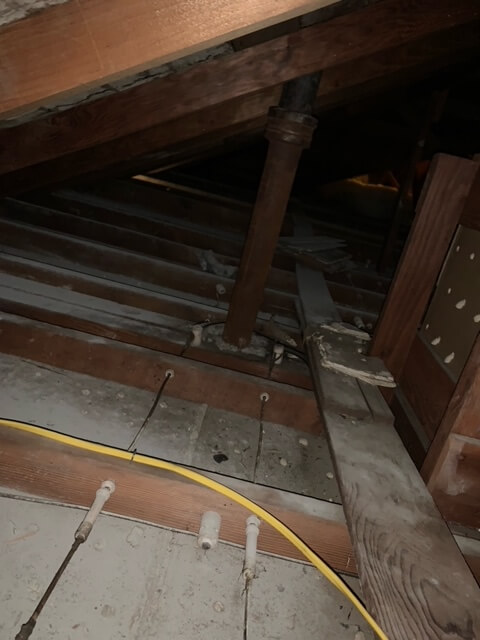 knob and tube wiring in attic